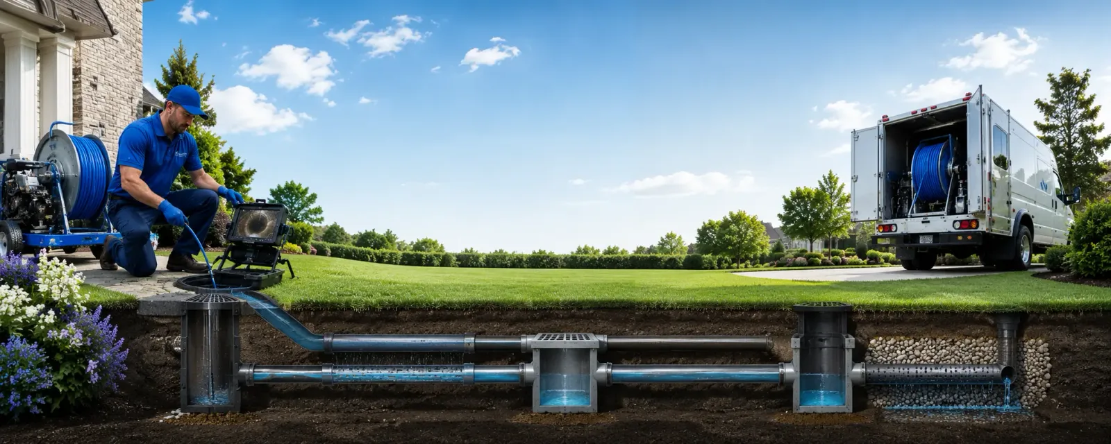Outdoor drain cleaning information for Indian Trail, NC